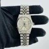 Rolex Datejust Silver Dial on D Link Jubilee Bracelet Ref 16014 - Image 2