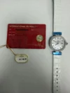 Omega De Ville Ladymatic Omega Co-Axial White Diamond Dial on Leather Strap Ref 425.38.34.20.55.001 with Card - Image 5