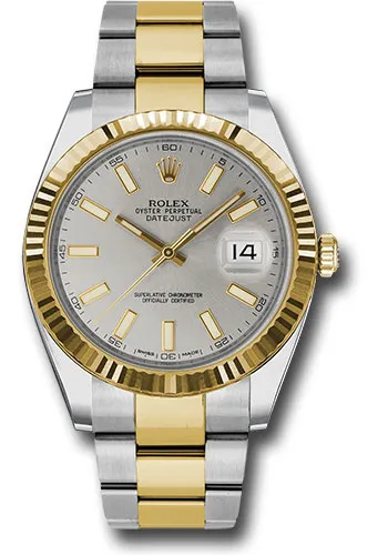 18304537_8uaq09xn71idmefrtb5yqv9lhndk.webp Rolex Datejust Silver Index Dial on Oyster Ref 126333 with New Style Card White 2019 - Image 1