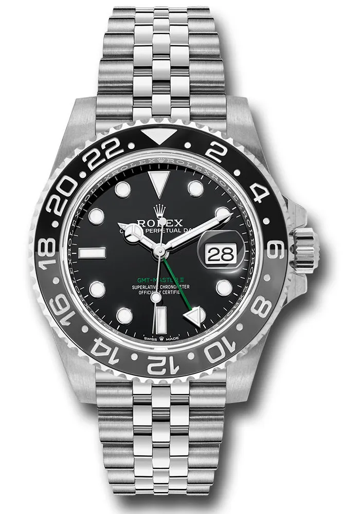 18304556_pwwtfayzjwf3p4n4ji6u2ytzgy0w.webp Rolex GMT-Master II Bruce Wayne Black Dial on Jubilee Ref 126710GRNR with New Style Card Green 2026 - Image 1