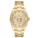 Rolex Sky Dweller Champagne Sunray Arabic Dial on Oyster Ref 326938 with Card Old Green