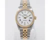 Rolex Datejust White Roman Dial on D Link Jubilee Ref 68273 with Papers  1988
