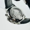 Iwc Portugieser Chronograph Silver Dial on Leather Strap Ref IW371605 with Card  2023 - Image 4