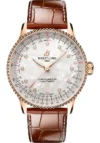 Breitling Navitimer Automatic Mop Dial on Leather Strap Ref R17327211A1P1 with Card  2025
