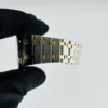 Audemars Piguet Royal Oak Champagne Tapisserie Dial on 2 Tone Bracelet Ref 56303SA with Service Card - Image 5