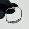 Audemars Piguet Royal Oak Champagne Tapisserie Dial on 2 Tone Bracelet Ref 56303SA with Service Card - Image 6