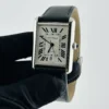 Cartier Tank Must XL Silver Roman Dial on Leather Strap Ref 4490/WSTA0040 with Card  2024 - Image 3