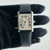 Cartier Tank Must XL Silver Roman Dial on Leather Strap Ref 4490/WSTA0040 with Card  2024 - Image 2