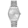 Rolex Datejust Silver Stick Dial on D Link Jubilee Ref 16014