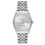 Rolex Datejust Silver Stick Dial on D Link Jubilee Ref 16014