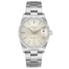 Rolex Oyster Perpetual Date Silver Stick Dial on Oyster Ref 15210
