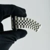 Rolex Datejust Silver Stick Dial on D Link Jubilee Ref 16220 - Image 5