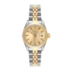 Rolex Oyster Perpetual Date Champagne Stick Dial on D Link Jubilee Ref 6917