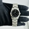 Rolex Explorer I Black Dial on Oyster Ref 14270 with Papers  1999 - Image 2