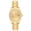 Rolex Datejust Lady President Champagne Diamond Dial on President Ref 179138