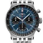 Breitling Navitimer B01 Chronograph Blue Dial on Bracelet Ref AB0139241C1A1 with Card  2025