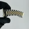 Rolex Datejust Champagne Stick Dial on D Link Jubilee Ref 16013 with Papers  1988 - Image 4
