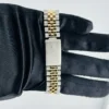 Rolex Datejust Champagne Stick Dial on D Link Jubilee Ref 16013 with Papers  1988 - Image 3