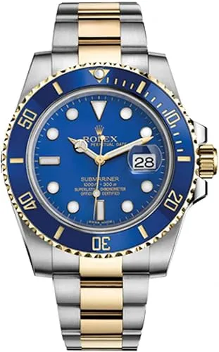 18304877_meswv3pt3p0oobfdtfbzt9jxjh4p.webp Rolex Submariner Blue Dial on Oyster Ref 16613 - Image 1