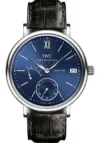 Iwc Portofino Hand-Wound Eight Days Blue Dial on Leather Strap Ref IW510106 with Card  2017