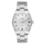 Rolex Air-King Silver Dial on Oyster Ref 5500 with Papers  1975
