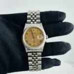 Rolex Datejust Salmon Roman Dial on Jubilee Ref 16220