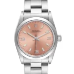 Rolex Oyster Perpetual Salmon Dial on Oyster Ref 77080