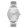 Rolex Oyster Perpetual Silver / Pink Markers Dial on Oyster Ref 177200 with New Style Card White  2015