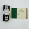 Rolex Oyster Perpetual Silver / Pink Markers Dial on Oyster Ref 177200 with New Style Card White  2015 - Image 5