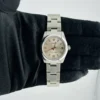 Rolex Oyster Perpetual Silver / Pink Markers Dial on Oyster Ref 177200 with New Style Card White  2015 - Image 2