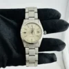 Rolex Datejust Silver Stick / Has Spots Dial on Folded Oyster Ref 1601