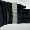 Cartier Tank Francaise Large White Roman Dial on Stainless Steel Bracelet Ref 2302 - Image 4