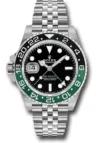 Rolex GMT-Master II Black Dial on Jubilee Ref 126720VTNR with New Style Card Green  2025