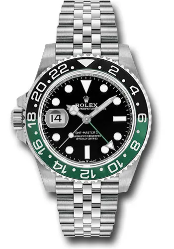 18305130_mhh0c1ackutc76wa6xxgh5ri15ny.webp Rolex GMT-Master II Black Dial on Jubilee Ref 126720VTNR with New Style Card Green 2025 - Image 1