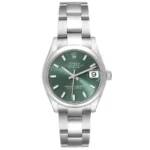 Rolex Datejust  Mint Green Dial on Oyster  Ref 278240 with New Style Card Green  2022