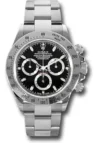 Rolex Daytona Black Dial on Oyster Ref 116520 with New Style Card White  2016