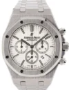 Audemars Piguet Royal Oak White Dial on Bracelet Ref 26320ST.OO.1220ST.02 with Papers  2014