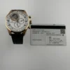 Zenith El Primero Tourbillon White Chronograph Dial on Dark Brown Leather Ref 18.2280.4035 with Card  2023 - Image 5