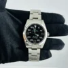 Rolex Air-King Black Dial on Oyster Bracelet Ref 116900 with New Style Card White  2019 - Image 2