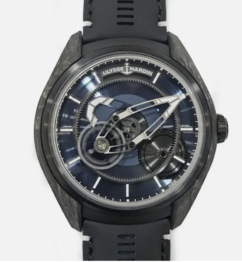 18305159_t5635oi95wokxsu4afe8kp6v1nzs.webp Ulysse Nardin Freak X Yoshida LE Blue Dial on Rubber With Leather Ref 2303-270LE-3A-YOSH with Card 2025 - Image 1