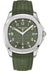 Patek Philippe Aquanaut Khaki Green Dial on Strap Ref 5168G-010 with Papers  2021