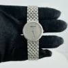 Audemars Piguet Audemars Piguet Silver / Diamond Dial on White Gold Mesh Bracelet Ref N/A