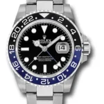Rolex GMT-Master II Batman Black Dial on Oyster Ref 126710BLNR with New Style Card Green  2024