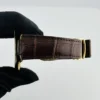 Cartier Ballon Bleu Silver Dial on Leather Ref 3376 with Papers - Image 3