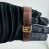 Cartier Ballon Bleu Silver Dial on Leather Ref 3376 with Papers - Image 2