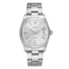 Rolex Oysterdate Precision Silver Stick Dial on Oyster Bracelet Ref 6694