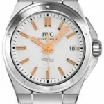 Iwc Ingenier White Dial Ref IW323906 with Card  2016