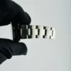 Rolex Oyster Perpetual White Roman Dial on Oyster Bracelet Ref 67480 with Papers  1997 - Image 5