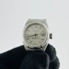 Rolex Oyster Perpetual Date Silver Stick Dial on Oyster Bracelet Ref 79190 - Image 2
