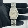 Rolex Datejust Silver Stick Dial on Am Jubilee Bracelet Ref 16030